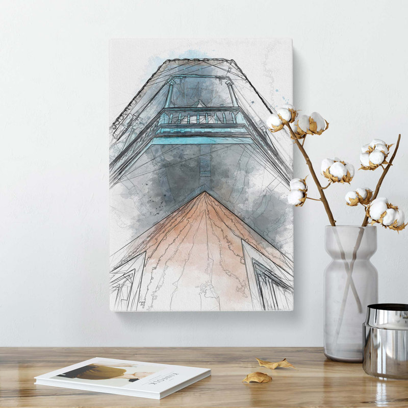Sketching The Architecture Vol.5 - Wrapped Canvas, 50cm H x 35cm W x 3cm D