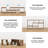 Modern Entertainment Center, TV Stand With Storage For 75 Inch Flat Screen TV, Free Combination Bookcase, Compartments TV Console Media Cabinet For Living Room, Bedroom (White)-1368628264