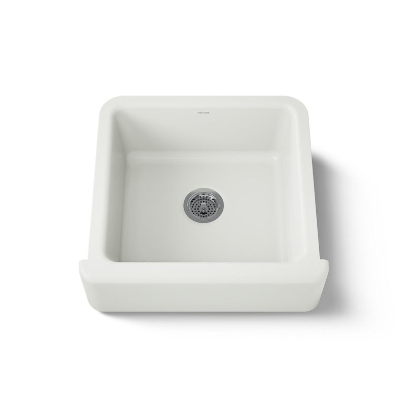 Whitehaven® Self-Trimming 23.5"L x 21.5625"W Farmhouse Kitchen Sink, Dune