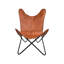 Fauteuil papillon brun clair-1874210750