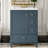 Bathroom Vanity With Ceramic Sink Top, MDF And Solid Wood Base, Modern Sink Cabinet For Small Bathrooms-798788565-798788561
