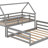 Twin Over Full House Bunk Bed With Built-In Ladder-1785976521