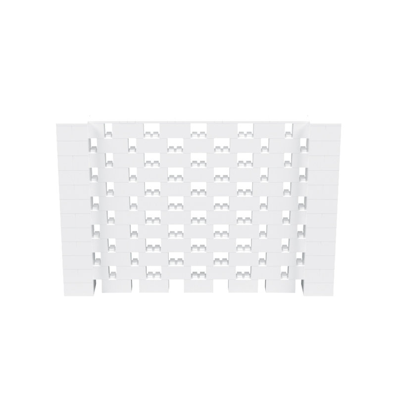EverBlock Office Partitions, White, 72" H x 108" W x 12" D