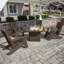 Chaise Adirondack en plastique avec table-98719179