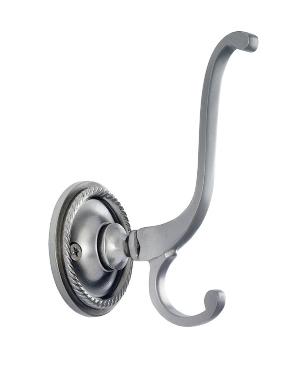 Nostalgic Warehouse Rope Coat Hook, Satin Nickel