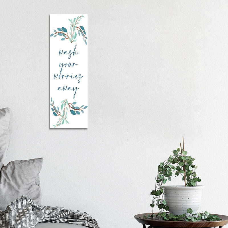 French Blue V by Kimberly Allen - Wrapped Canvas Panoramic Print, 30.48 cm H x 91.44 cm W x 1.91 cm D