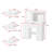 Apiffany Modern 7 Drawers Vanity Table With Lights Mirror