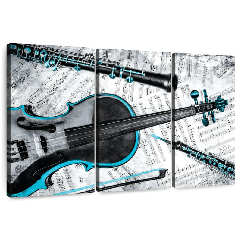 Abarca Musical Instruments Pop, 32" H x 50" W