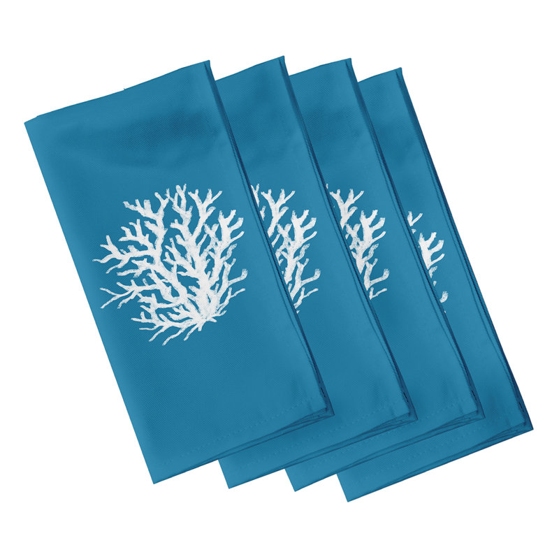 Ensemble de serviettes 4 pièces Tulare, L 18 po x L 18 po, Motif cachemire