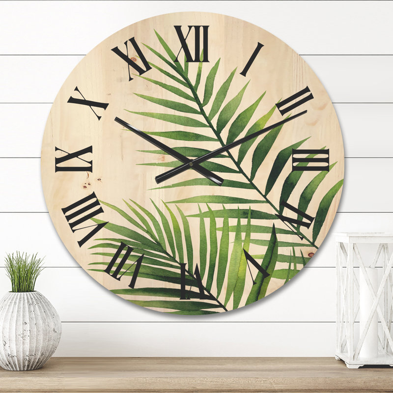 Horloge murale Fern, Moyen