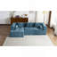 Canapé modulaire de 101,2 po avec canapé à compression complète et canapé modulaire à assise profonde et deux poches latérales pour le salon, bleu-2015694700