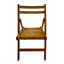 Chaise pliante en bois à lattes Furniture - couleur miel, ensemble de 4, chaise pliante, style pliable