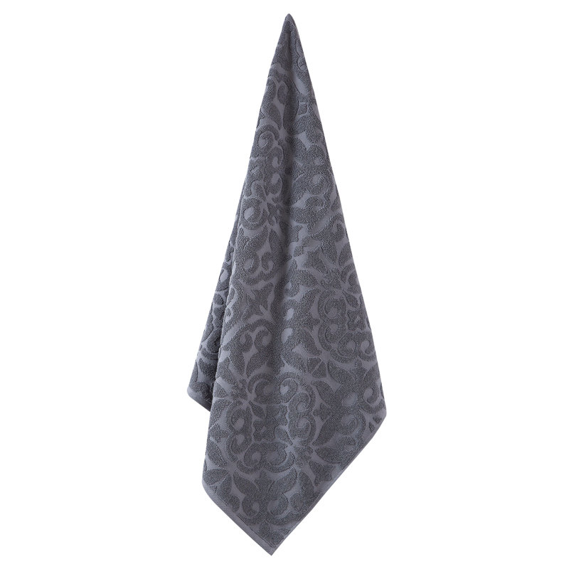 Saldana Midweight Bath Towel, Gray