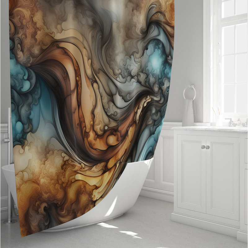 Rideau de douche Evelyngrace, H 93 po x l 70 po