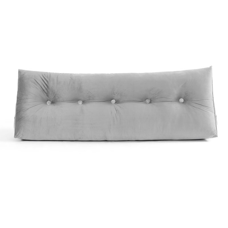 Bed Wedge And Gap Filler Pillow For Headboard With Side Pockets By Sweet Home Collection, Full