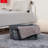 40L Laundry Basket, Clothes Hamper, Ventilated, Plastic, 23"L x 14.5"W x 10.5"H, 2 Pack-73409545