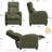 Mid-Century Recliner Sofa - Upholstered Single Reclining Chair With Adjustable Positions For Living Room, Bedroom Or Home Theater-1485238384-1485238389