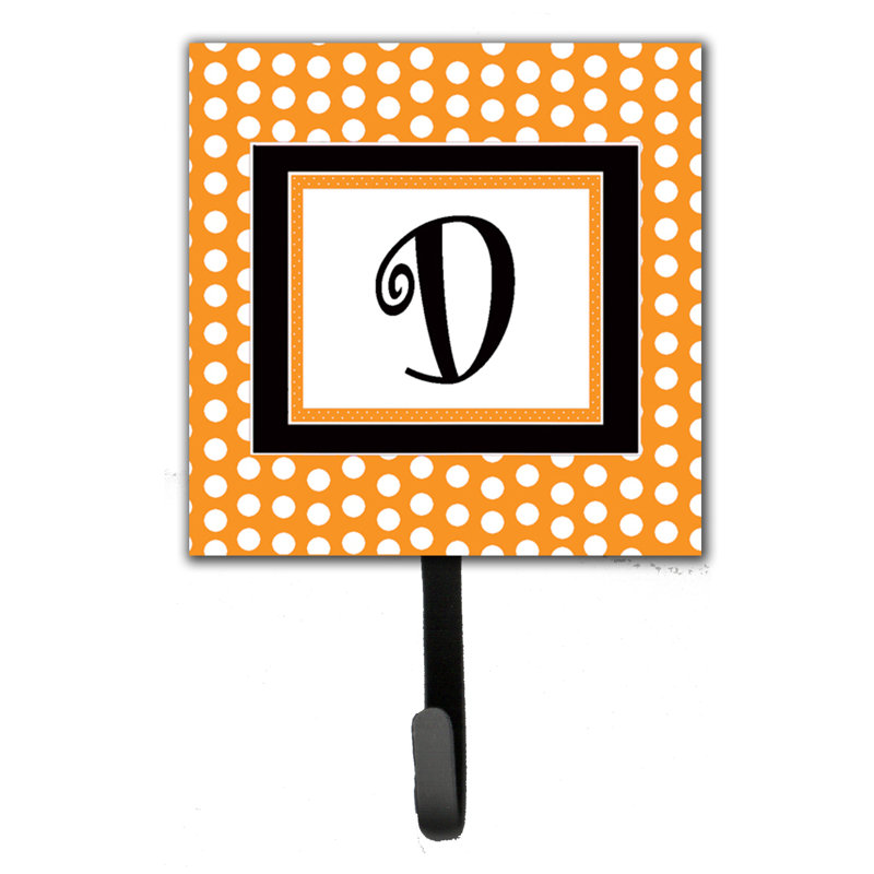 Porte-laisse coussin monogramme et crochet mural, D