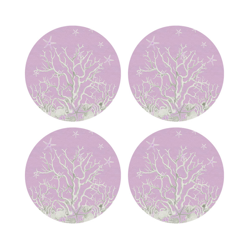 Napperon Coral Branch, Lilas