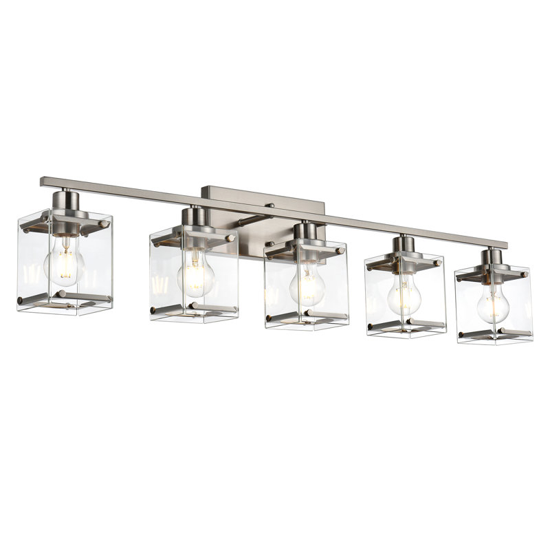 Audrius 5 - Light Dimmable Vanity Light, Brushed Nickel