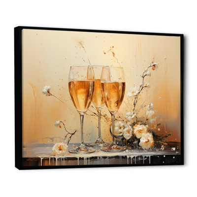 French Champagnes Cheers II - Imprimé