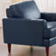 Chaise en cuir fleur Reuma-284637560