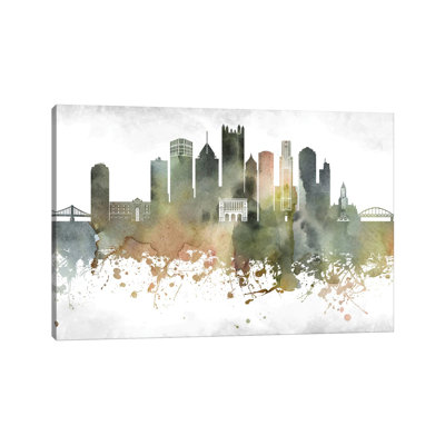 " Pittsburgh Skyline " by WallDecorAddict