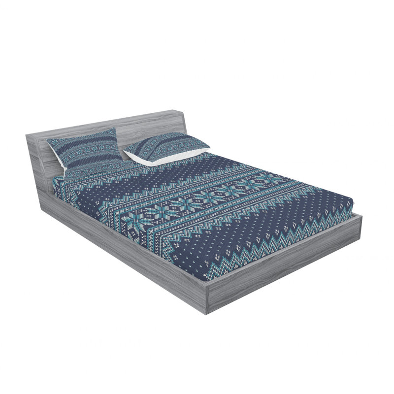 Microfiber Sheet Set, Queen Sheet Set with Fitted Sheet