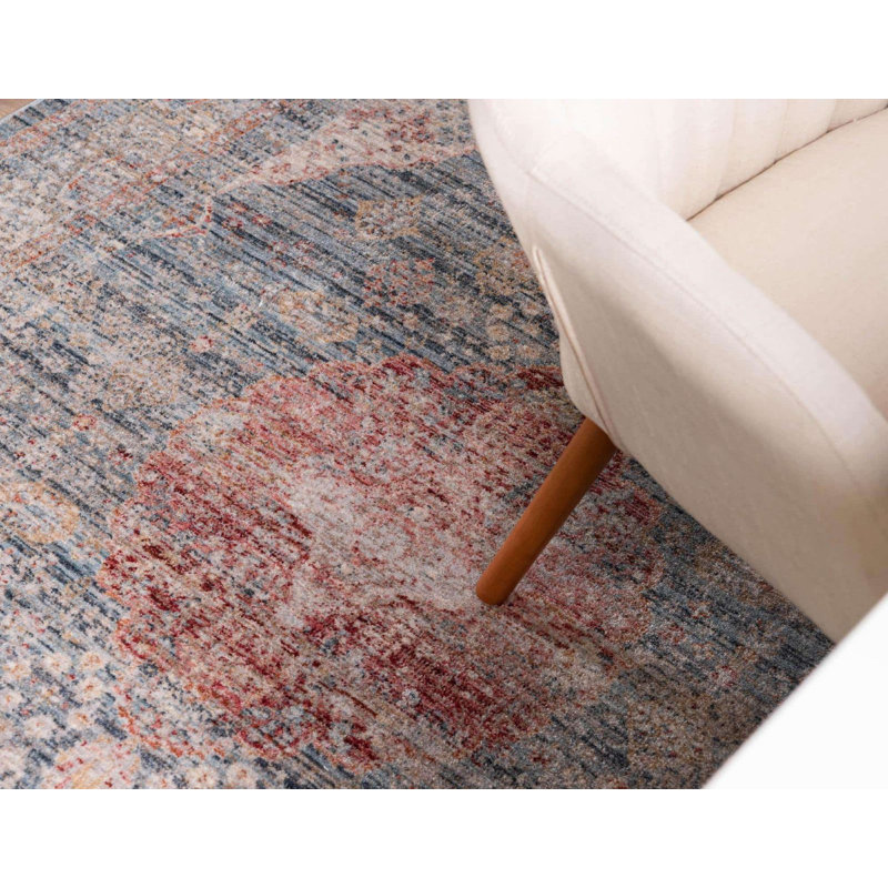 Gabbs Oriental Indoor Rug, Round 5'3"