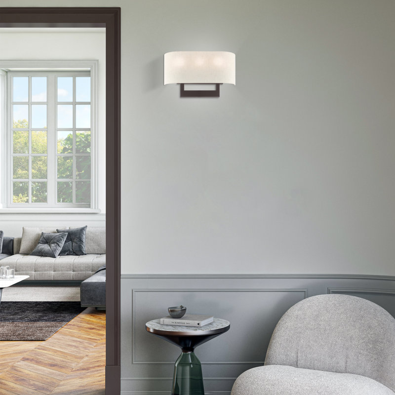 Plafonnier encastré Matiana, H 10 po x l 16 po x P 3,95 po, Bronze