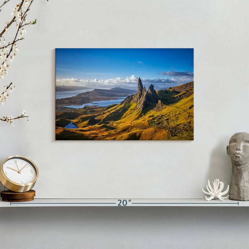 Harpa Old Man Of Storr, 8" H x 12" W