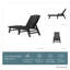 Chaise longue avec accoudoirs POLYWOOD Lakeside-833337