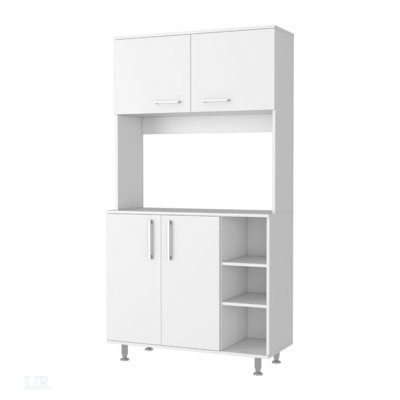 Ensemble de cuisine 7 pièces 4 portes 4 pièces, îlot de cuisine et garde-manger, îlot de cuisine