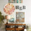 Horloge, chiffres, art de fond chatoyant - horloge murale moderne en verre 12 po