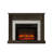 Symple Stuff 47" W Electric Fireplace 2 Drawer Remote Control Five Flame Brightness-522247041