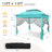 11 Ft. W x 11 Ft. D Outdoor Pop Up Soft Top Steel Patio Gazebo with Netting-113689400