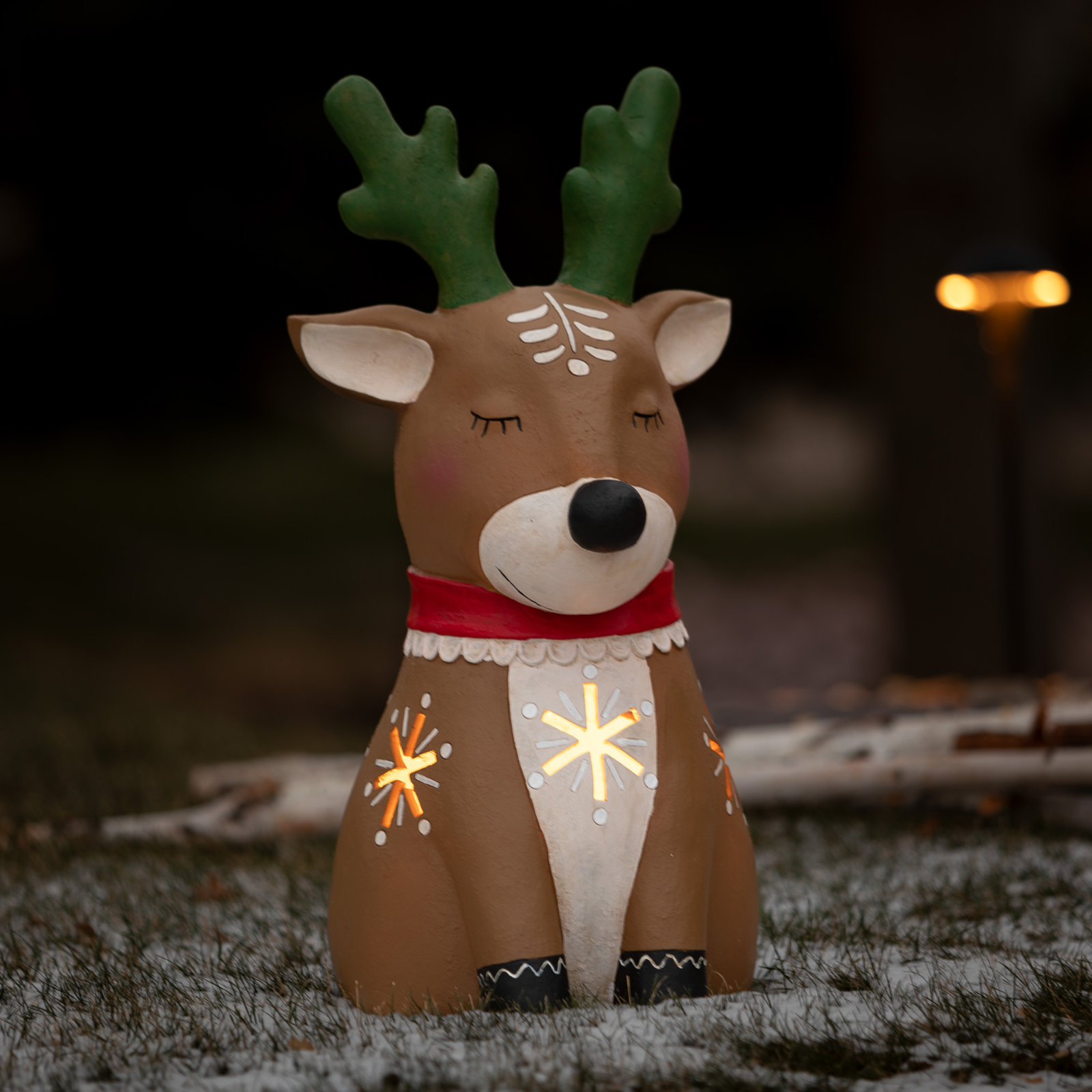 Merry Holiday Magnesium Oxide Outdoor Christmas Decoration