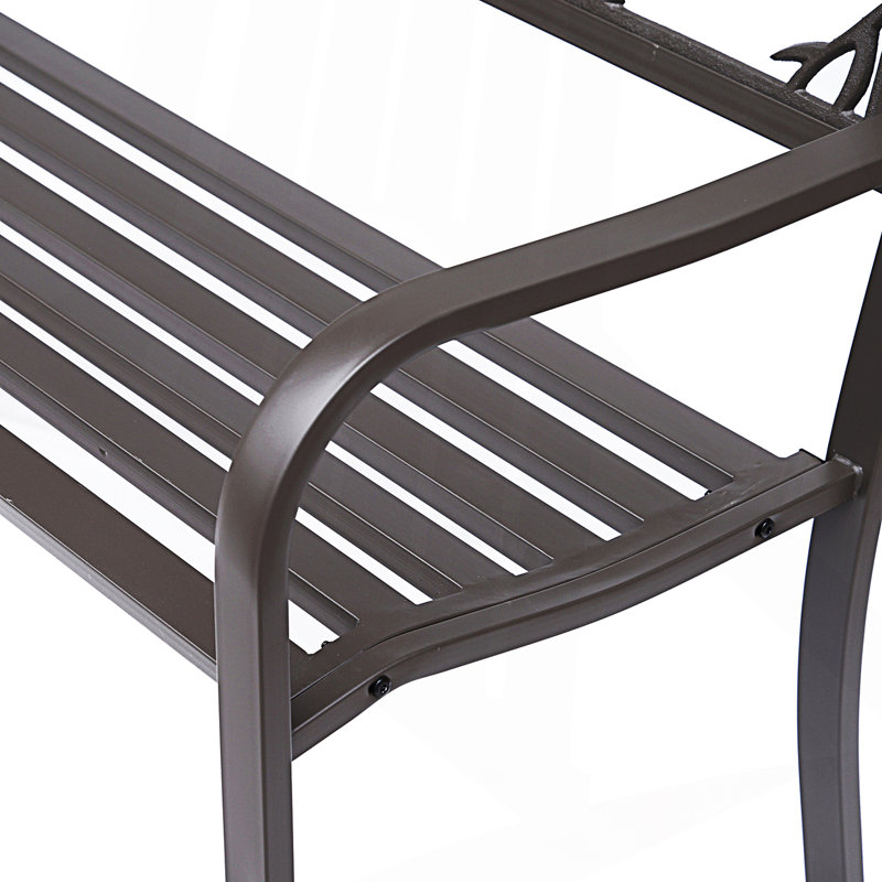 Banc de jardin, banc d'extérieur avec motif animalier