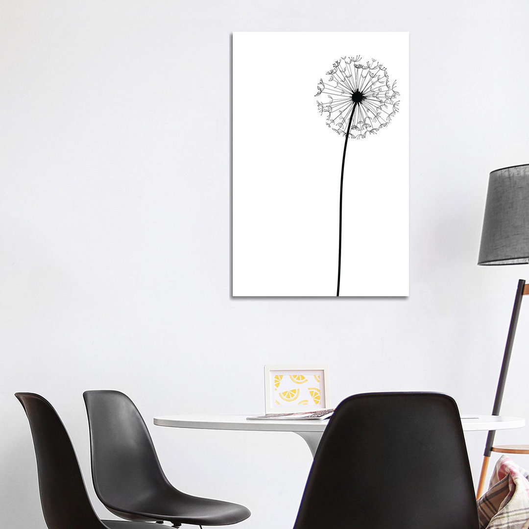 Moderne Pusteblume von Nordic Print Studio - Galerie-verpackte Leinwand Giclée auf Leinwand