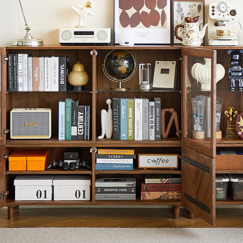 Popular retro storage bookcase