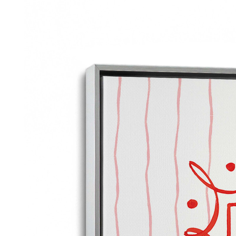 Reproduction d'art «Hearth and Home» par Yvette St. Amant, L 20 po x H 20 po, Silver, Toile avec cadre