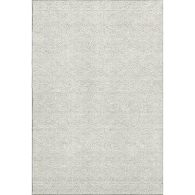Premium Machine Washable Prisco Ivory Rug