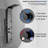 54.33'' Shower Panel with Fixed Shower Head-92892332