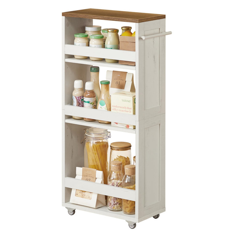 86.5cm H x 43.2cm W Storage Rack with Wheels