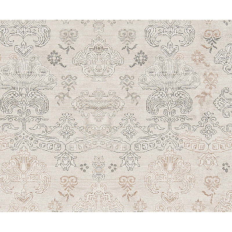 Windsom Oriental Area Rug in Beige, Rectangle 9'10" x 14'3"