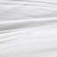 Housse de couette pour lit double / grand lit avec broderie et fermeture à boutons élégante 4 pièces en détails blancs-128674635
