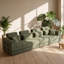 Canapé d'angle convertible en velours côtelé Linso, dimensions : 270 cm (L) x 180 cm (P) x 90 cm (H)-1301274392