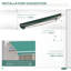 Auvent rétractable, auvents de patio, abri pare-soleil avec manivelle, tissu résistant aux rayons UV et à l'eau et cadre en aluminium pour terrasse, balcon, cour-111084829-111084831