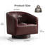Fauteuil demi-tonneau pivotant l 31,1 po-887752689