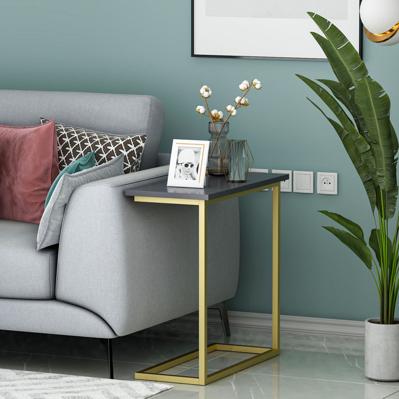Gardnerville Sled End Table, Gold